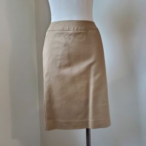 MERONA Tan Stretch Cotton Pencil Skirt- Sz 2
